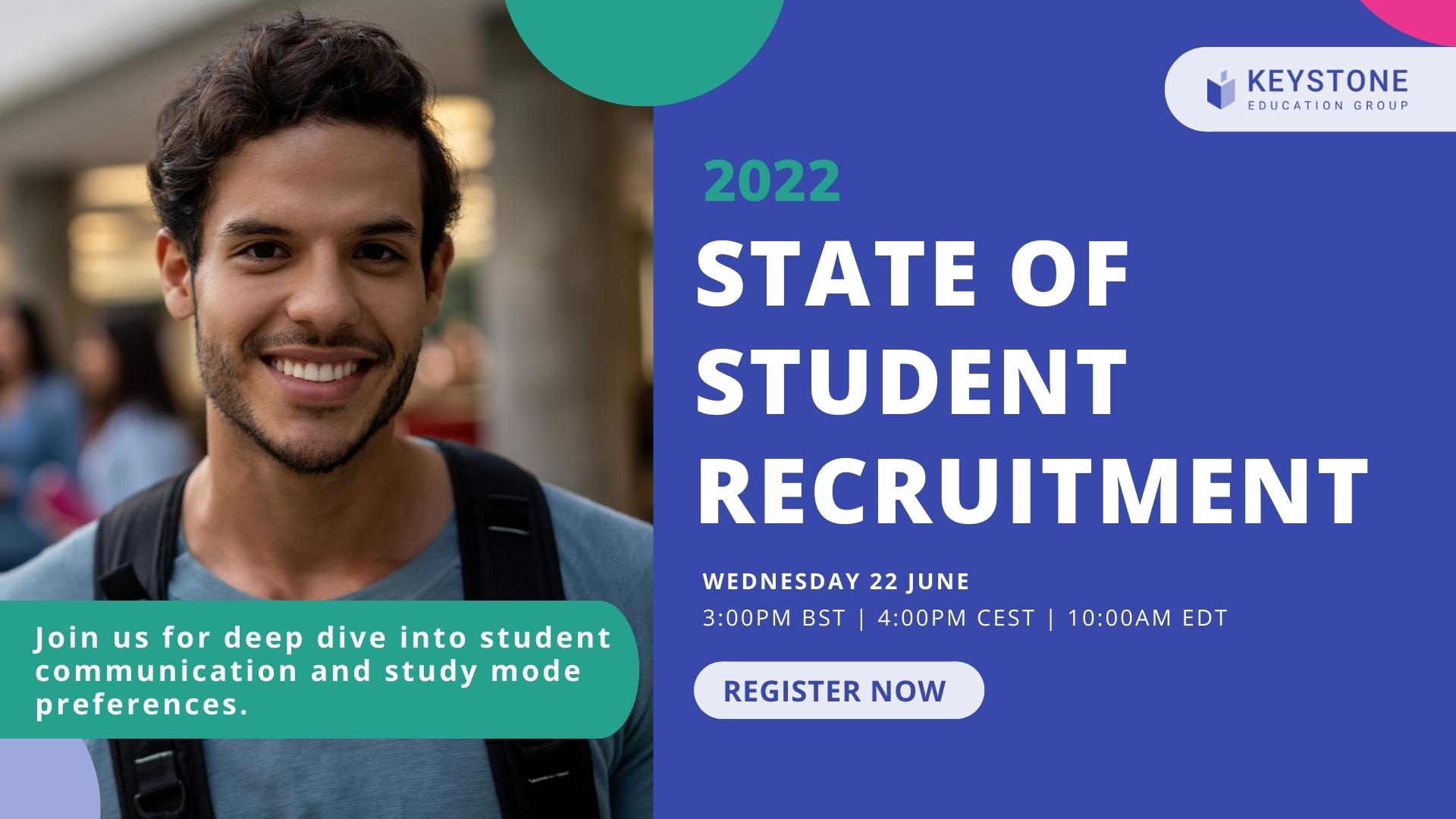 State of Student Recruitment Deep Dive Banner